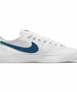 Trucks NIKE SB - BLAZER COURT SKATE SHOES: WHITE/BLUE-WHITE-WHITE 14 Trucks NIKE SB - BLAZER COURT SKATE SHOES: WHITE/BLUE-WHITE-WHITE
