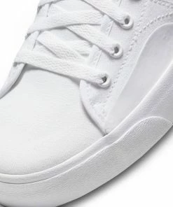 Trucks NIKE SB - BLAZER COURT SKATE SHOES: WHITE/BLUE-WHITE-WHITE