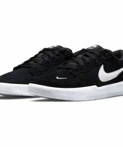 NIKE SB - FORCE 58 SKATE SHOE: BLACK/WHITE-BLACK Trucks