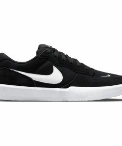 NIKE SB - FORCE 58 SKATE SHOE: BLACK/WHITE-BLACK Trucks