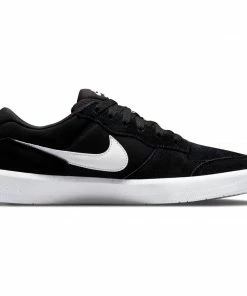 NIKE SB - FORCE 58 SKATE SHOE: BLACK/WHITE-BLACK Trucks
