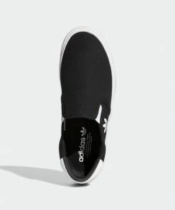 ADIDAS - COURT RALLYE SLIP ON SHOES BLACK/BLACK/WHITE Trucks