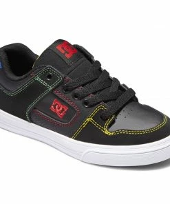 Trucks DC - YOUTH PURE SHOE: BLACK/MULTI