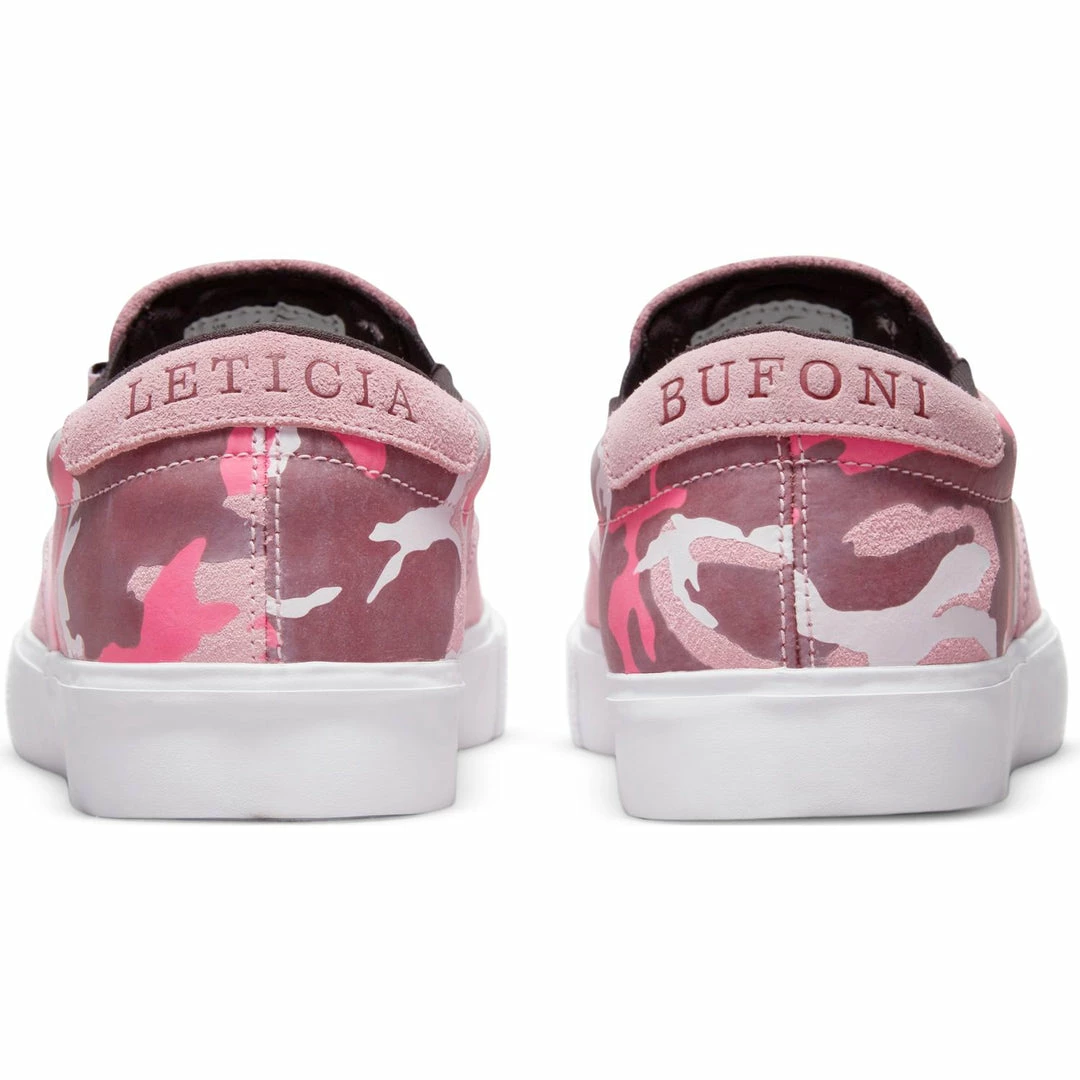 NIKE SB X LETICIA BUFONI - ZOOM VERONA SLIP ON SKATE SHOES: PINK/PINKSICLE/WHITE/RED Trucks 3 NIKE SB X LETICIA BUFONI - ZOOM VERONA SLIP ON SKATE SHOES: PINK/PINKSICLE/WHITE/RED Trucks