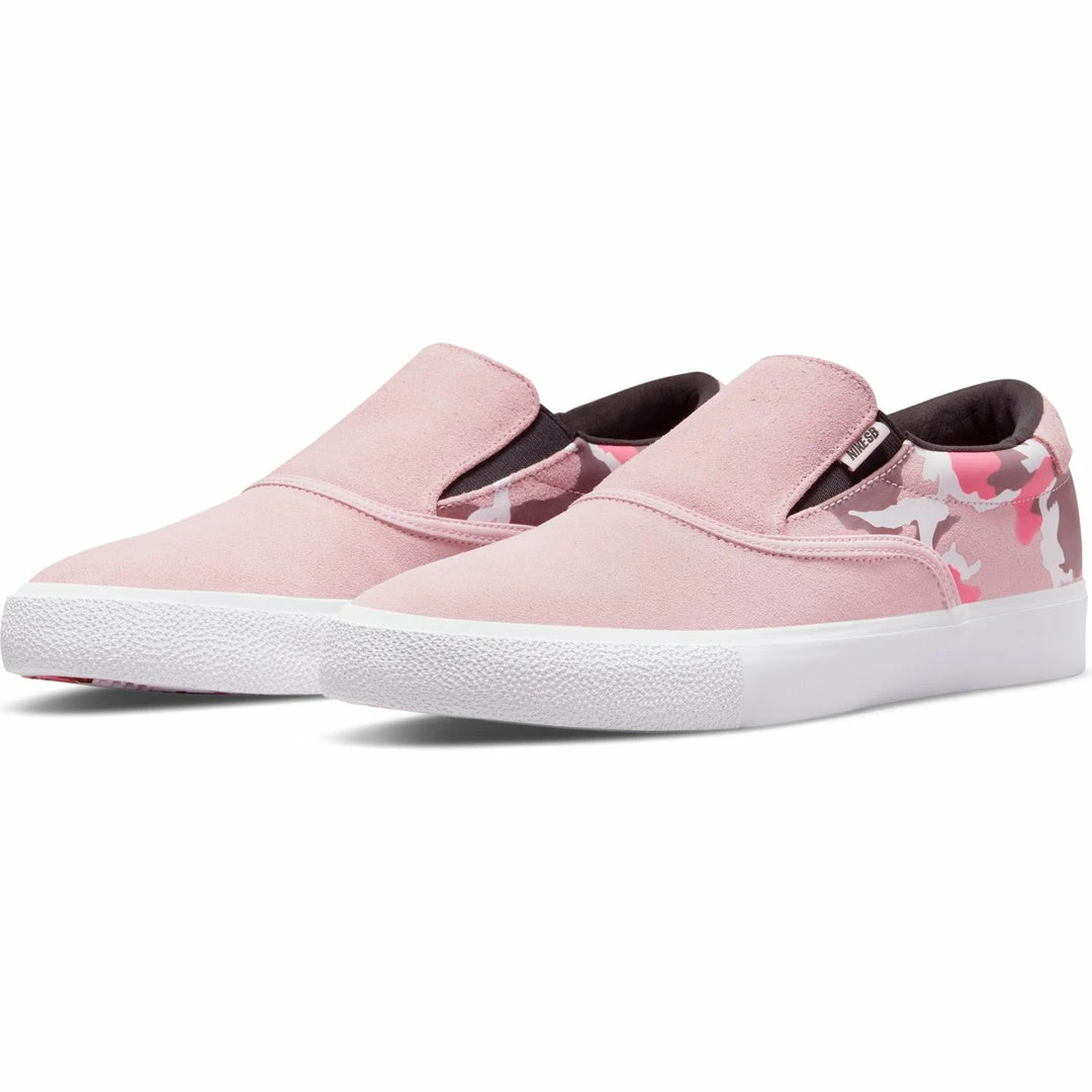 NIKE SB X LETICIA BUFONI - ZOOM VERONA SLIP ON SKATE SHOES: PINK/PINKSICLE/WHITE/RED Trucks 2 NIKE SB X LETICIA BUFONI - ZOOM VERONA SLIP ON SKATE SHOES: PINK/PINKSICLE/WHITE/RED Trucks