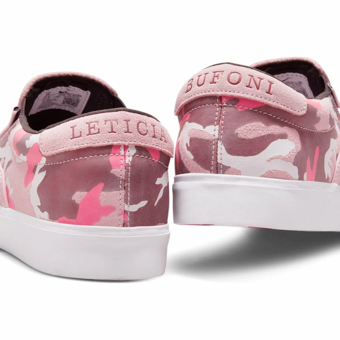 NIKE SB X LETICIA BUFONI - ZOOM VERONA SLIP ON SKATE SHOES: PINK/PINKSICLE/WHITE/RED Trucks 12 NIKE SB X LETICIA BUFONI - ZOOM VERONA SLIP ON SKATE SHOES: PINK/PINKSICLE/WHITE/RED Trucks