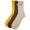 DICKIES - HS ROCKWOOD CREW SOCKS ASSORTED 3 PACK