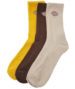 DICKIES - HS ROCKWOOD CREW SOCKS ASSORTED 3 PACK