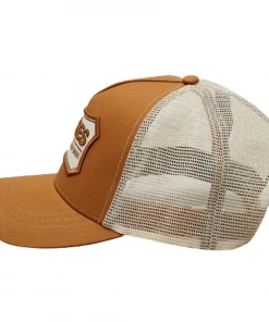 DICKIES - SPUR CURVED PEAK TRUCKER CAP BROWN DUCK