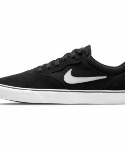 Trucks NIKE SB - CHRON 2 MENS SKATE SHOE: BLACK/WHITE-BLACK/BLACK SOLE