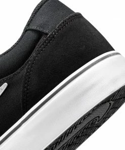 Trucks NIKE SB - CHRON 2 MENS SKATE SHOE: BLACK/WHITE-BLACK/BLACK SOLE