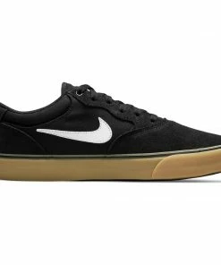 Trucks NIKE SB - CHRON 2 MENS SKATE SHOE: BLACK/WHITE-BLACK/GUM SOLE