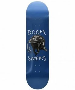 Skateboarding DOOM SAYERS CLUB - RIOT HELMET SHOVEL NOSE SKATEBOARD DECK. 8.4"