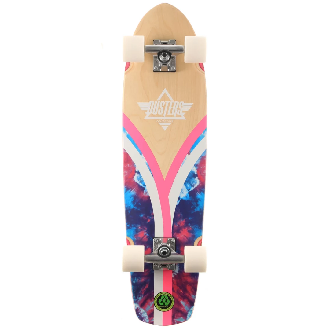 DUSTERS - FLASHBACK CHECKER TIEDYE CRUISER SKATEBOARD 31.125" Cruisers, Longboards And Surf Skates 1 DUSTERS - FLASHBACK CHECKER TIEDYE CRUISER SKATEBOARD 31.125" Cruisers, Longboards And Surf Skates