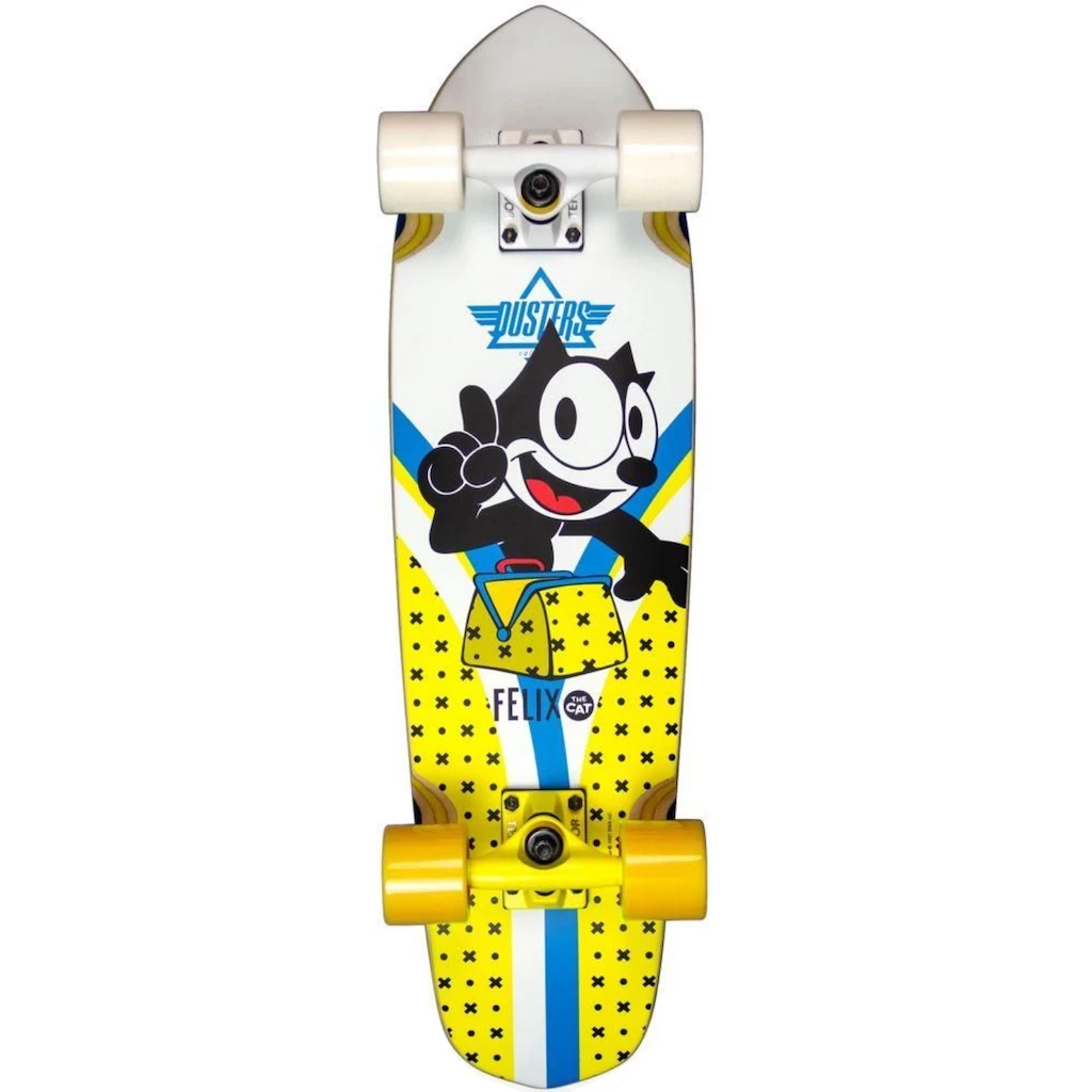 DUSTERS X FELIX THE CAT - FLASHBACK FELIX CRUISER SKATEBOARD 28.0" Skateboarding 1 DUSTERS X FELIX THE CAT - FLASHBACK FELIX CRUISER SKATEBOARD 28.0" Skateboarding