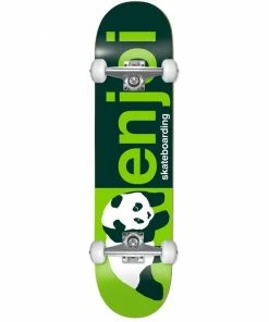 ENJOI - HALF AND HALF COMPLETE SKATEBOARD: GREEN 8"