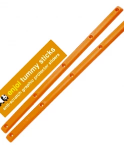 ENJOI - TUMMY STICKS SKATEBOARD RAILS ORANGE 14.75"