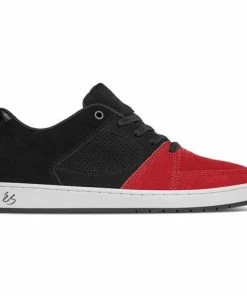 Trucks ES - ACCEL SLIM MENS SHOES BLACK/RED/BLACK
