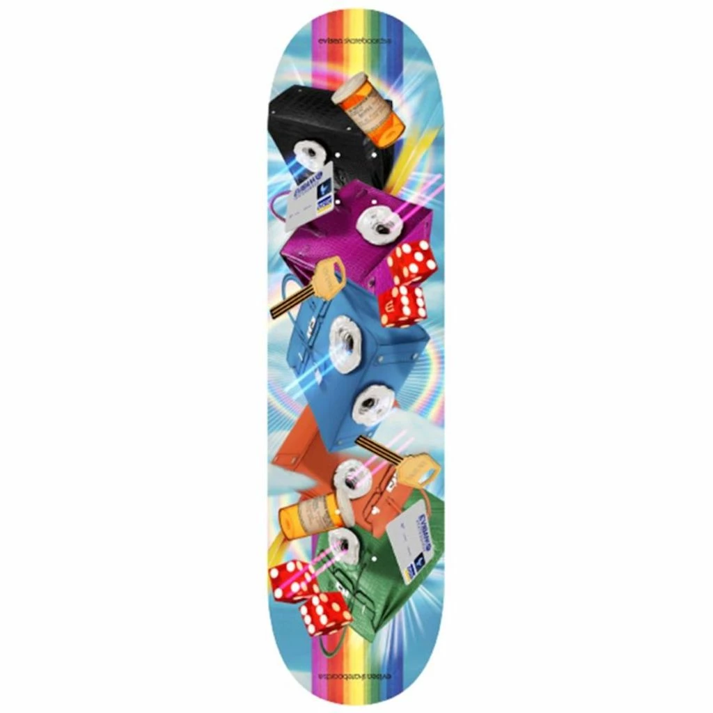 EVISEN - RAINBOW SKATEBOARD DECK 8.06" 1 EVISEN - RAINBOW SKATEBOARD DECK 8.06"