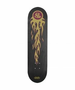 FOLKLORE - WARM PRESS FIREBALL SKATE DECK: 8" 5 FOLKLORE - WARM PRESS FIREBALL SKATE DECK: 8
