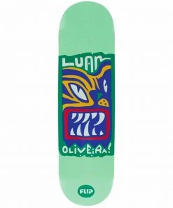 Skateboarding FLIP - LUAN OLIVEIRA BLOCK SKATEBOARD DECK. 8.1"