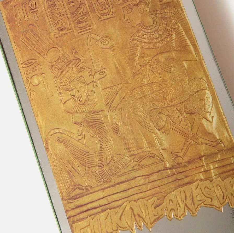 FA ( Fucking Awesome ) FUCKING AWESOME - GOLD HIEROGLYPHIC SKATEBOARD DECK. 8.5" 2 FA ( Fucking Awesome ) FUCKING AWESOME - GOLD HIEROGLYPHIC SKATEBOARD DECK. 8.5"