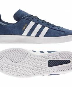 ADIDAS - CAMPUS ADV SHOES: NAVY/WHITE/GOLD Trucks