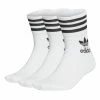 Trucks ADIDAS - MID CUT CREW SOCKS 3 PACK: WHITE/BLACK