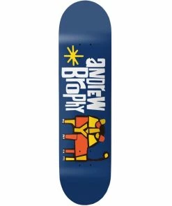 Skateboarding GIRL - ANDREW BROPHY PICTOGRAPH WR41 SKATEBOARD DECK. 8.0"
