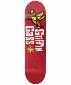 Skateboarding GIRL - GRIFFIN GASS PICTOGRAPH WR41 SKATEBOARD DECK. 8.25"