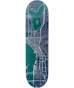 Skateboarding GIRL - GRIFFIN GASS PIN POINT ONE OFF WR41 SKATEBOARD DECK. 8.25"