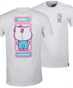 Trucks GIRL X SANRIO - BACKSIDE SHORT SLEEVE TEE. WHITE