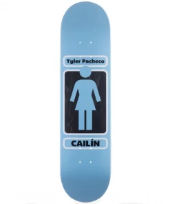 GIRL - TYLER PACHECO 93 TIL WR41 SKATEBOARD DECK: 7.875"