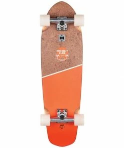 GLOBE - BIG BLAZER CRUISER SKATEBOARD. COCONUT/MANDARIN 32.0"
