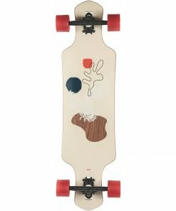 GLOBE - GEMINON LONGBOARD SKATEBOARD. WALNUT/COCKATOO 35.0"