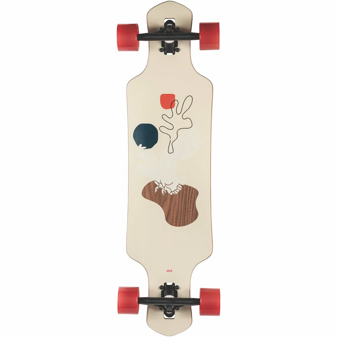 GLOBE - GEMINON LONGBOARD SKATEBOARD. WALNUT/COCKATOO 35.0" 1 GLOBE - GEMINON LONGBOARD SKATEBOARD. WALNUT/COCKATOO 35.0"