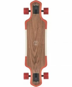 GLOBE - GEMINON LONGBOARD SKATEBOARD. WALNUT/COCKATOO 35.0"