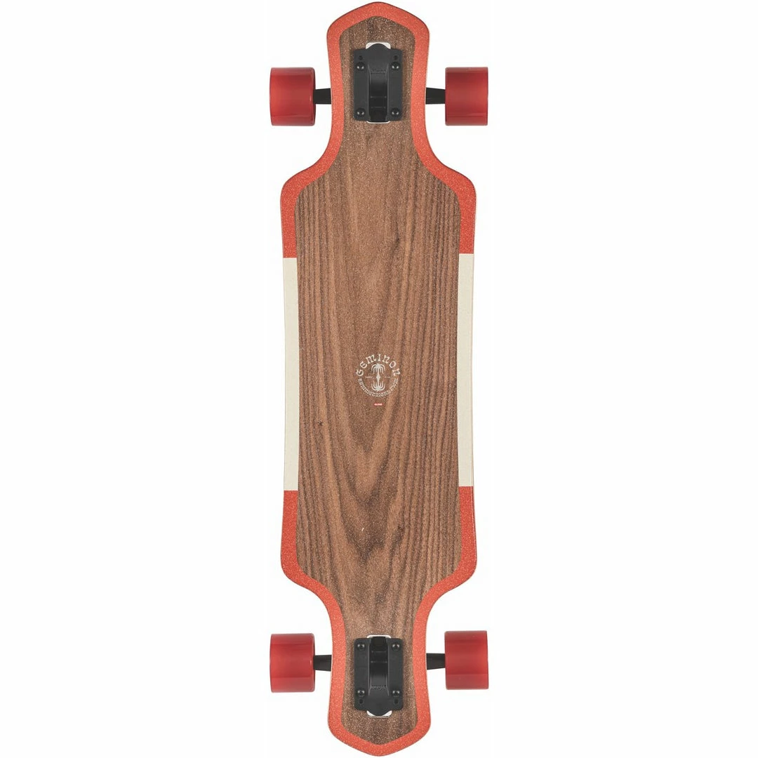 GLOBE - GEMINON LONGBOARD SKATEBOARD. WALNUT/COCKATOO 35.0" 2 GLOBE - GEMINON LONGBOARD SKATEBOARD. WALNUT/COCKATOO 35.0"