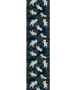 GRIZZLY - OG BEAR WARP CAMO GRIPTAPE SHEET FORREST GREEN