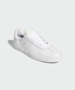 ADIDAS - GAZELLE ADV SHOES WHITE/WHITE/GOLD Trucks