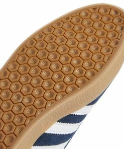 ADIDAS - GAZELLE ADV SHOES: NAVY/WHITE/GUM4