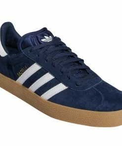 ADIDAS - GAZELLE ADV SHOES: NAVY/WHITE/GUM4