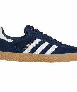 ADIDAS - GAZELLE ADV SHOES: NAVY/WHITE/GUM4