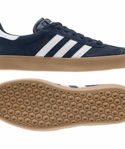 ADIDAS - GAZELLE ADV SHOES: NAVY/WHITE/GUM4
