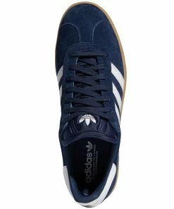ADIDAS - GAZELLE ADV SHOES: NAVY/WHITE/GUM4