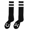 POLAR - HAPPY SAD SOCKS: BLACK
