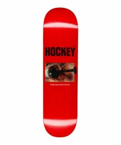 Skateboarding HOCKEY - BREAKFAST INSANITY SKATEBOARD DECK: RED 8.25"