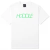 Hoddle Logo White/Lime S/S T