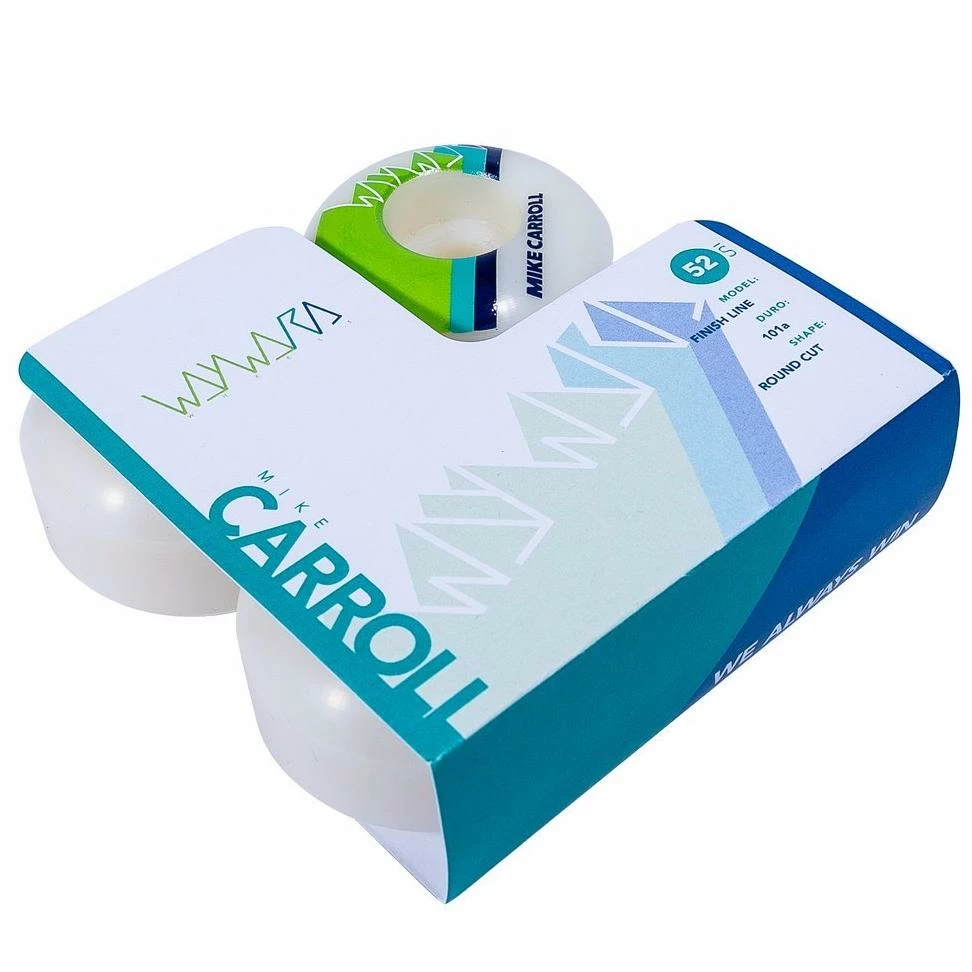 Wayward Finish Line Teal Carroll 52mm Wheels 3 Wayward Finish Line Teal Carroll 52mm Wheels