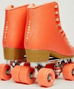 IMPALA - QUAD ROLLER SKATES: LIVING CORAL Trucks